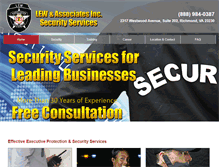 Tablet Screenshot of lewsecurityservices.com